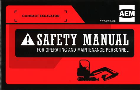 aem compact excavator|Compact Excavator Safety Manual Updated by AEM.